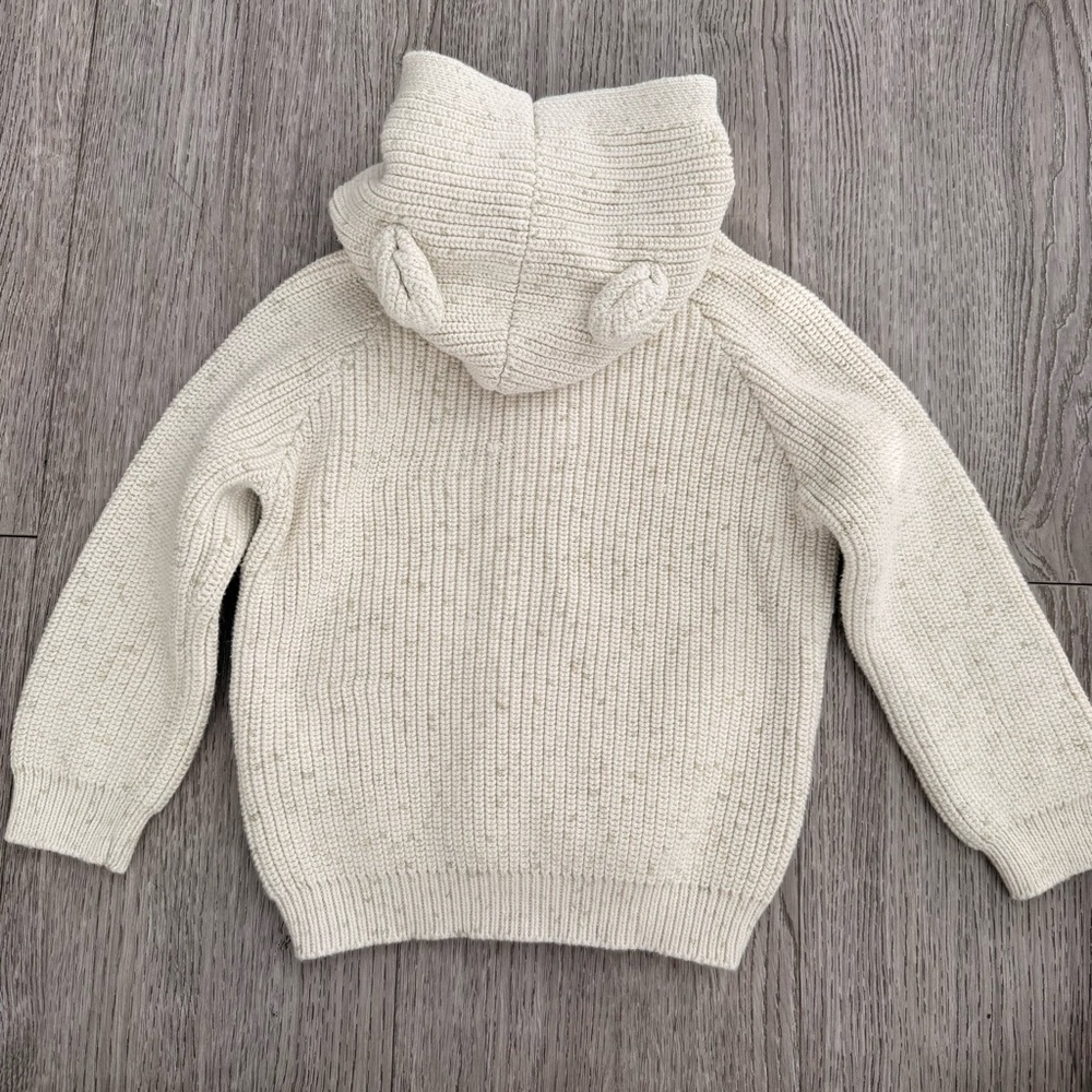 Jamie Kay OG Bear Knit Cardigan Pistachio Fleck Size 4 Years - Picture 5 of 7